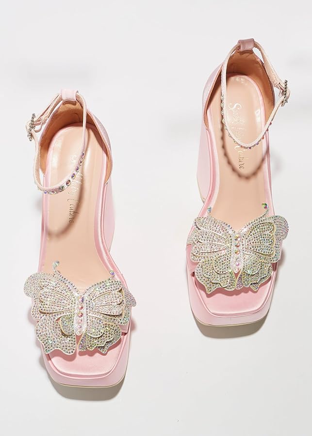 Amazon.com | Sparkl Fairy Couture Women's High Chunky Sole